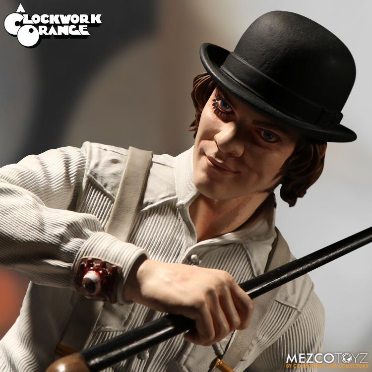 Action Figure Alex DeLarge: Laranja Mecânica (A Clockwork Orange) Boneco Colecionável - Mezco 