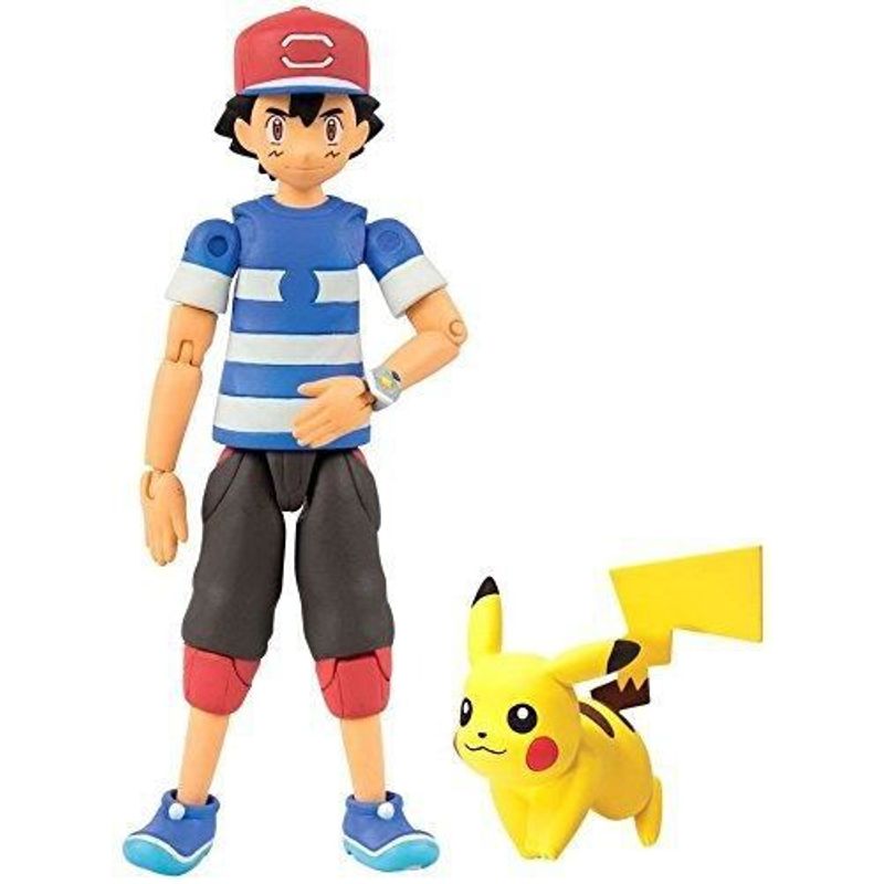 Action Figure Ash e Pikachu: Pokémon - Tomy