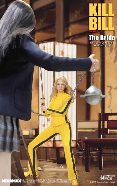Action Figure Beatrix Kiddo (The Bride): Kill Bill (Boneco Colecionável) Escala 1/6 - Star Ace