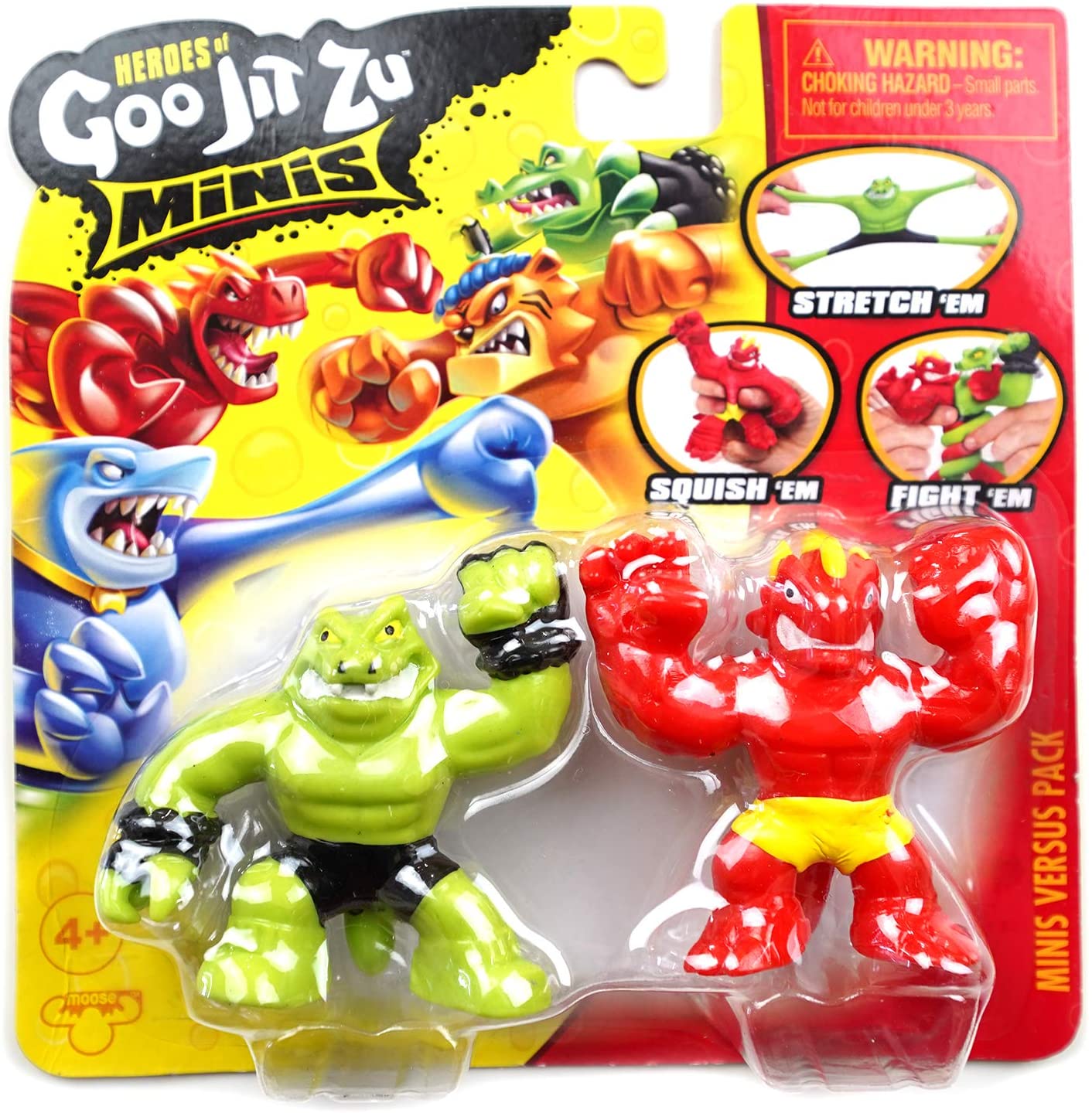 Action Figure Blazagon vs Rock Jaw: Heroes of Goo Jit Zu Minis - Sunny