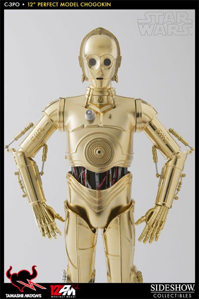 Action Figure C-3PO: Star Wars Escala 1/6 (Tamashii Nations) Die Cast - Sideshow