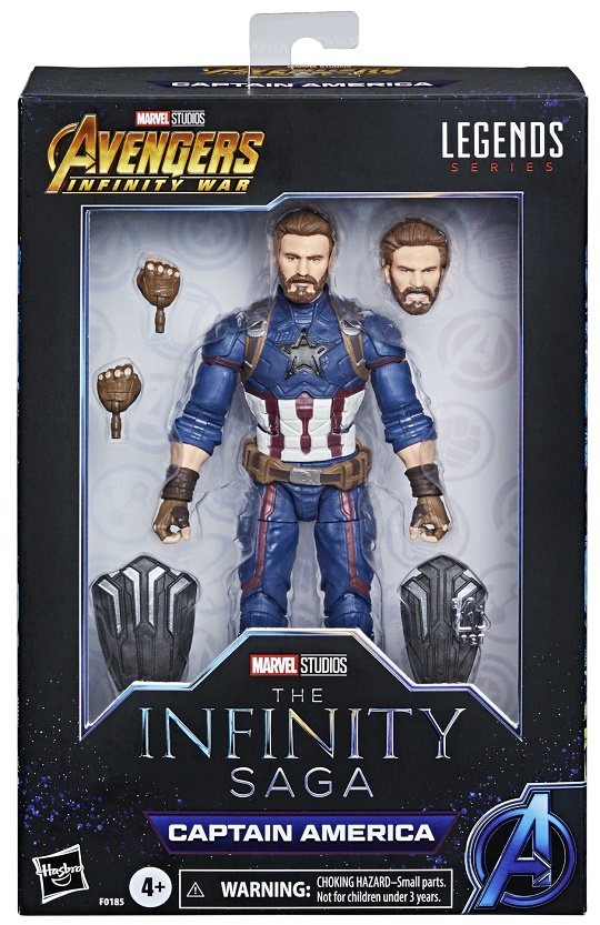 Action Figure Capitão América Captain America: The Infinity Saga Marvel Legends F0185 - Hasbro