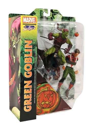 Action Figure Clássico Duende Verde Vs. Homem Aranha (Classic Green Goblin Vs Spiderman) Marvel Select - Diamond Select