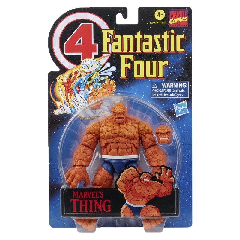 Action Figure Coisa Thing: Quarteto Fantástico Fantastic Four 4 Mervel Comics Hasbro - MKP