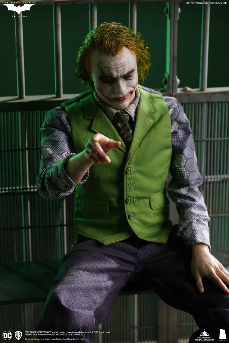 Action Figure Coringa Joker: Trilogia O Cavaleiro Das Trevas Batman Escala 1/6 Luxury Edition - Queen Studios - MKP