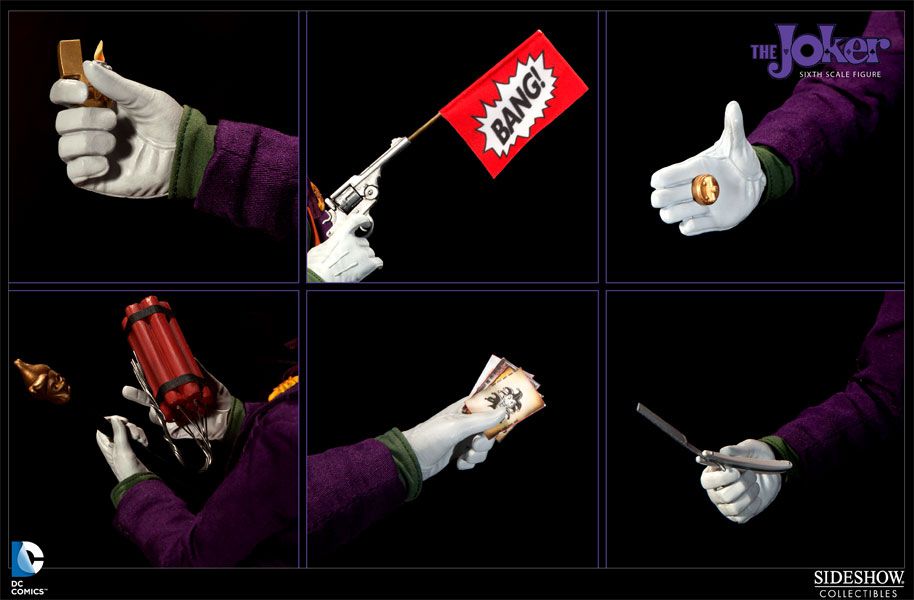Action Figure Coringa (The Joker): Batman A Piada Mortal (The Killing Joke) Escala 1/6 - Sideshow Collectibles