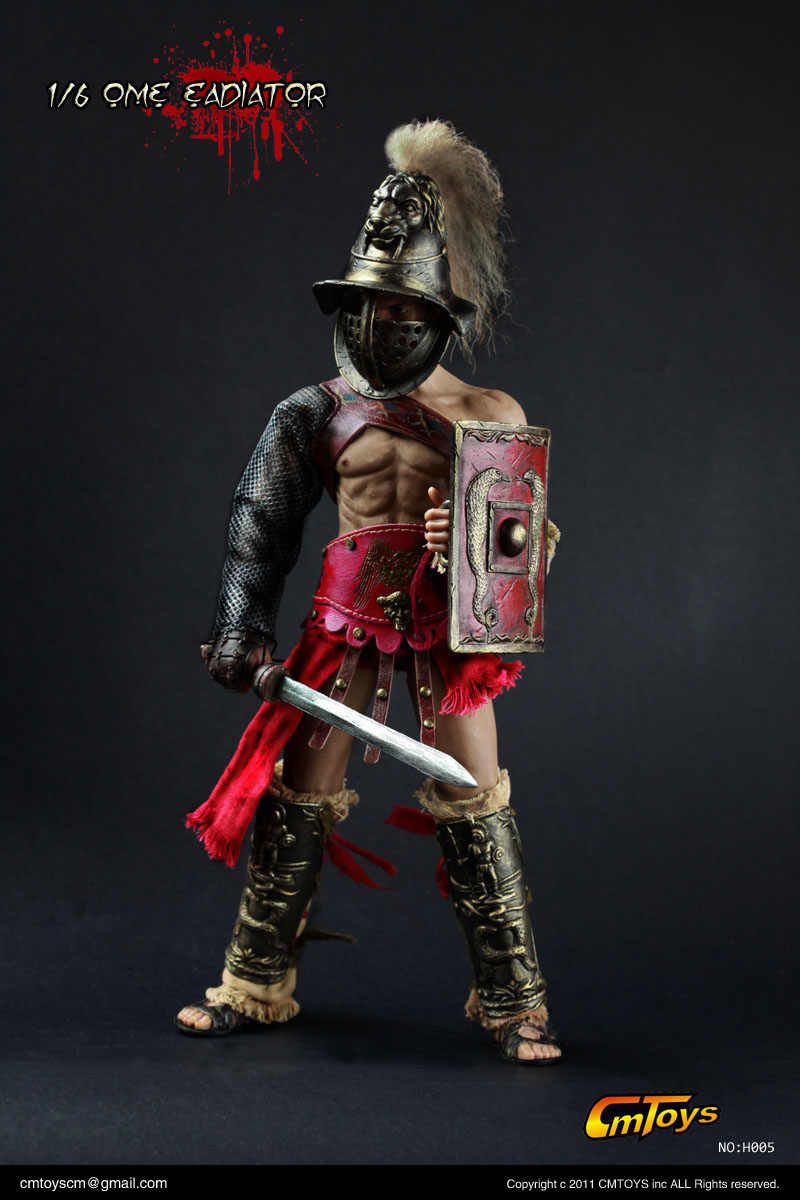 Action Figure Gladiador Romano: Spartacus Escala 1/6 (H005) - CM Toys