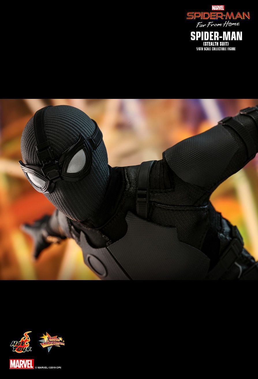 PRÉ VENDA: Action Figure Homem-Aranha (Spider-Man Stealth Suit): Homem-Aranha Longe de Casa (Far From Home) (MMS540) Escala 1/6 Boneco Colecionável - Hot Toys