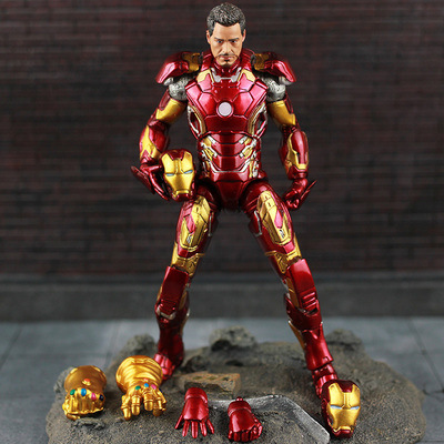 Action Figure Homem de Ferro Iron Man Mark XLIII Armor: Avengers Marvel Select - Diamond Select