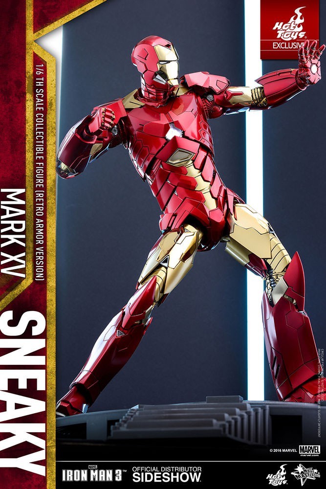 Action Figure Homem de Ferro (Iron Man) Mark XV: Homem de Ferro 3 (Iron Man 3) Escala 1/6 (MMS396) - Hot Toys