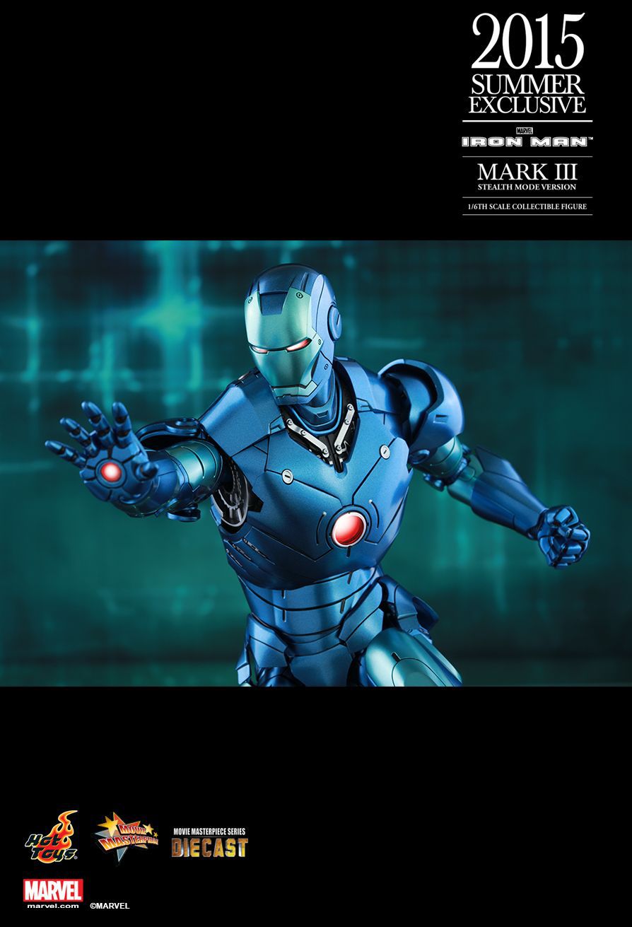 Action Figure Homem de Ferro Mark 3 (Iron Man Mark III) - Stealth Mode - Escala 1/6 (MMS314D12) - Hot Toys Exclusive