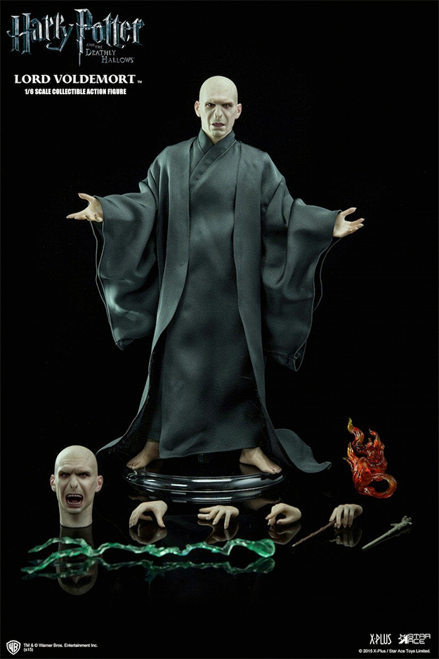 Action Figure Lod Voldemort: Harry Potter e as Reliquias da Morte Deathly Hallows Part 2 Escala 1/6 - Star Ace