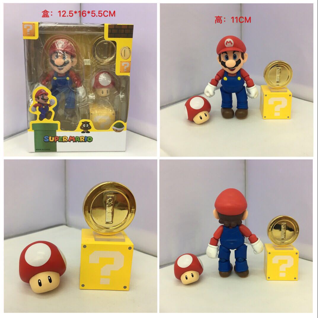 Action Figure Mario: Super Mario Bros. Nintendo 11 cm - MKP