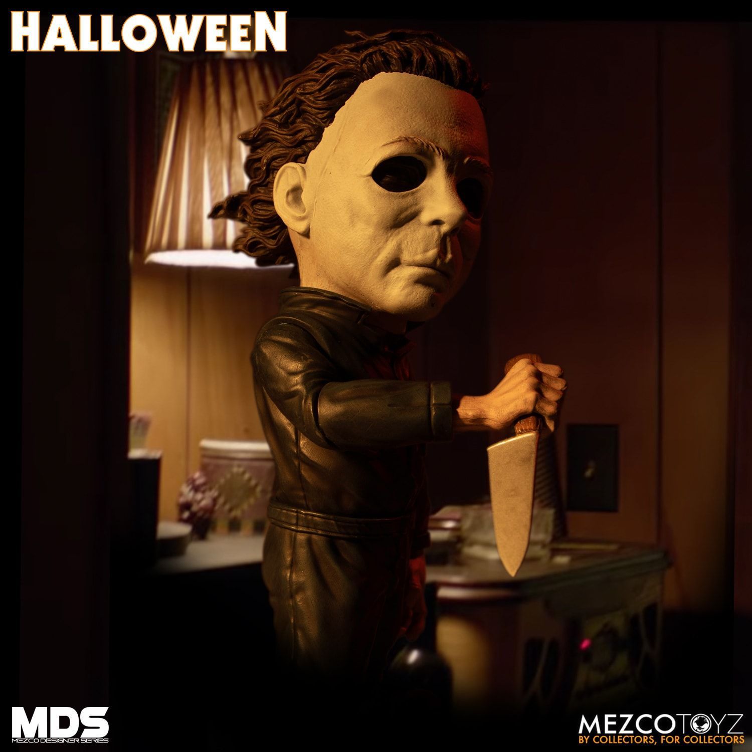 Action Figure Michael Myers 6": Halloween (1978) MDS - Boneco Colecionável - Mezco (Apenas Venda Online)