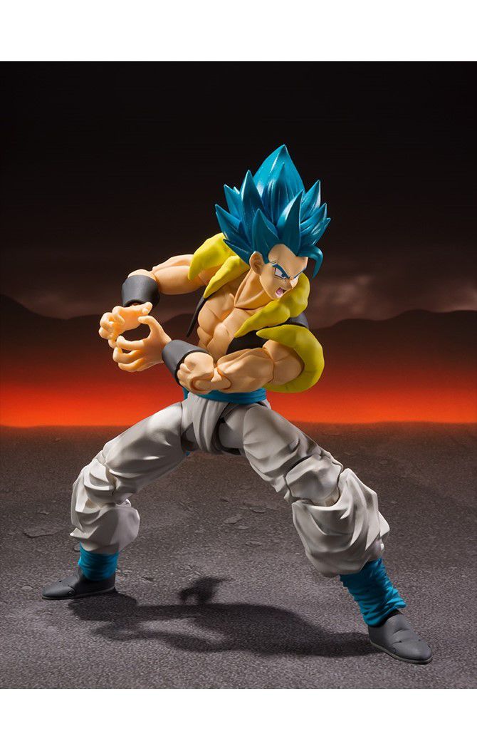 Action Figure Super Saiyan God Gogeta: Dragon Ball Z (S.H.Figuarts) Boneco Colecionável - Bandai 