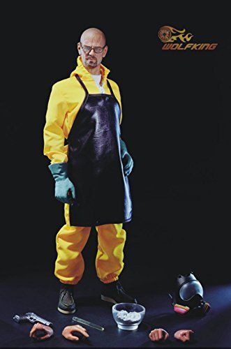 Action Figure Walter White (Yellow Hazmat): Breaking Bad Escala 1/6 - Wolfking