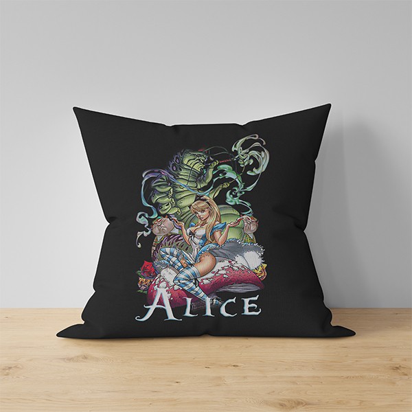 Almofada Alice +18: Alice no País das Maravilhas - Disney