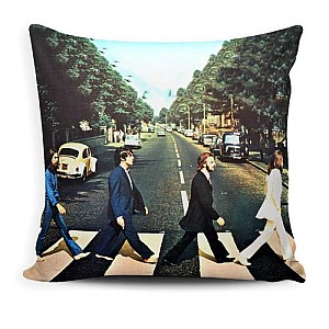 Almofada Capa Abbey Road: The Beatles Music Rock 40x40