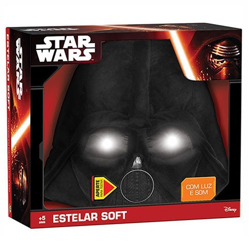 Almofada Darth Vader Star Wars ( Com luz e som ) - DTC