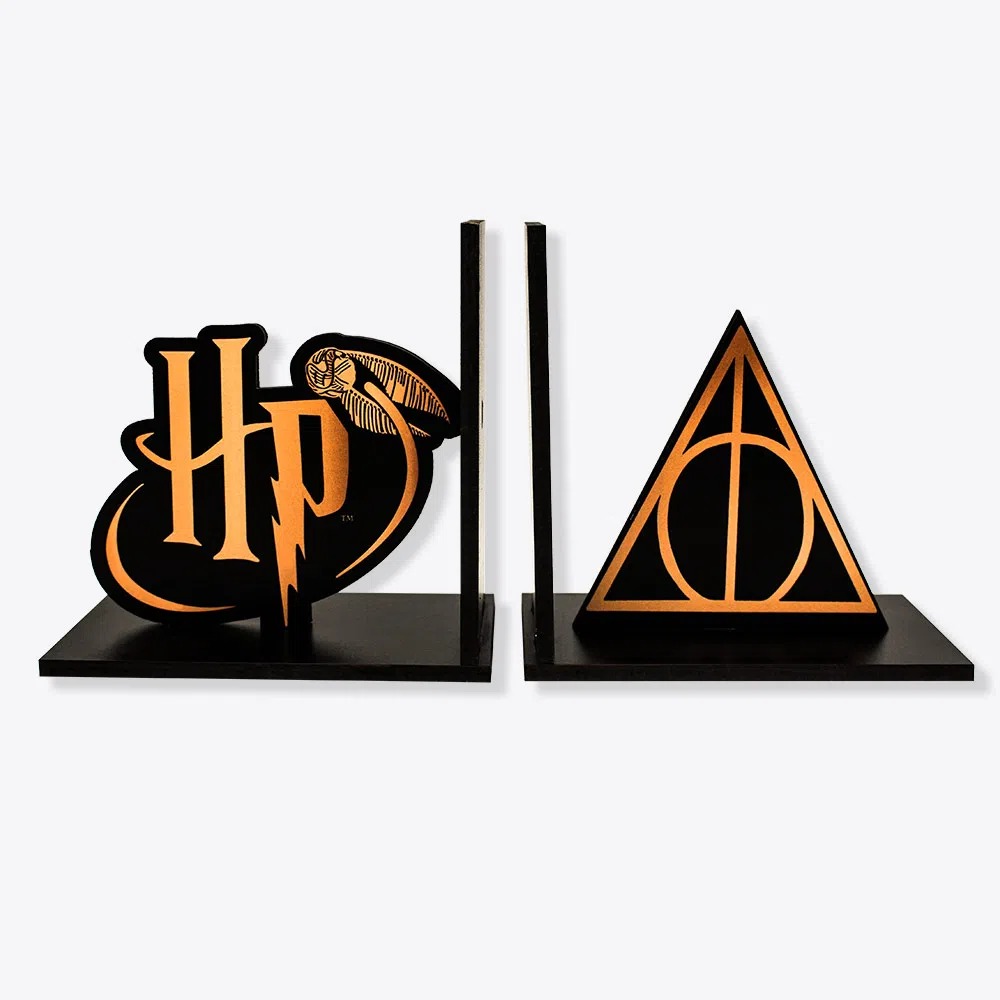 Aparador Porta Livros Harry Potter Relíquias da Morte: Harry Potter - Zona Criativa