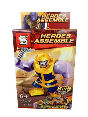 Bloco de Montar Heroes Assemble: Thanos (1163-1) - (17 Peças)