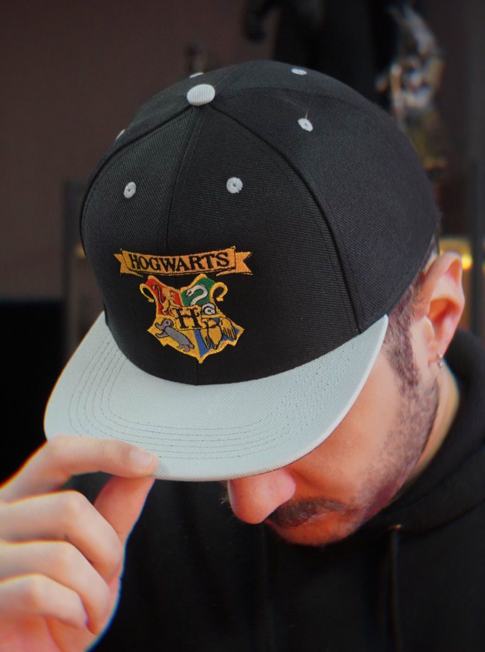 Boné Aba Reta Logo Hogwarts: Harry Potter