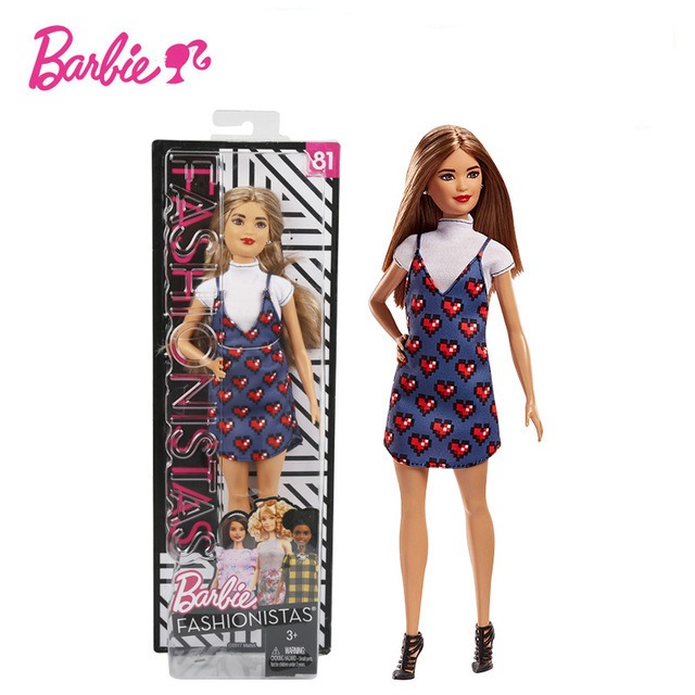 Boneca Barbie Colecionável Fashionista Vestido de Coração - MKP