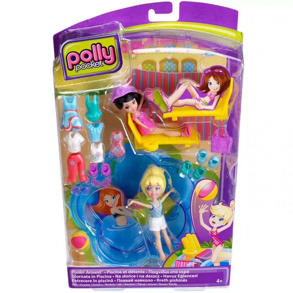 Boneca Polly: Diversão na Piscina Polly Pocket