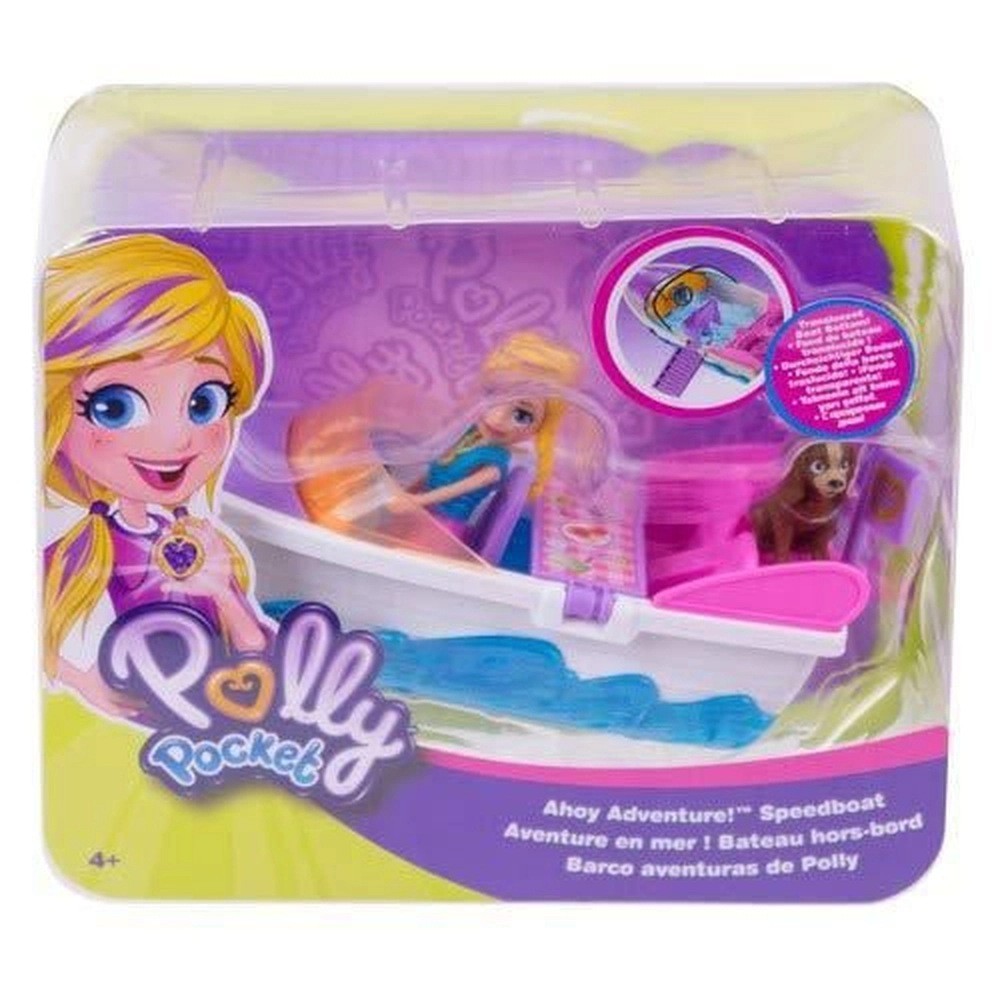 Boneca Polly: Polly Pocket (Aventura Em Lancha) - Mattel