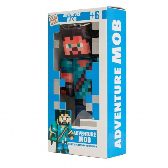 Boneco Adventure Mob: Minecraft - ZR Toys