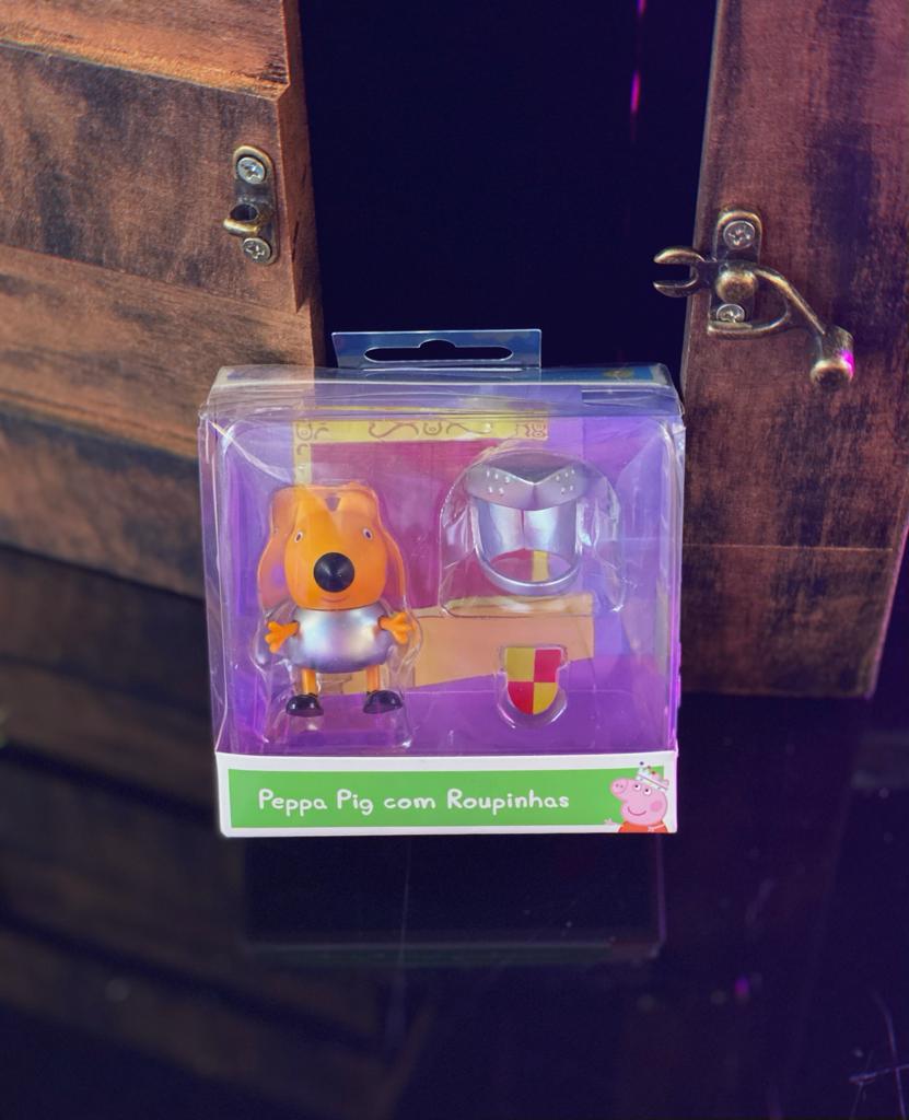 Boneco Freddy Fox com Roupinhas: Peppa Pig - Sunny