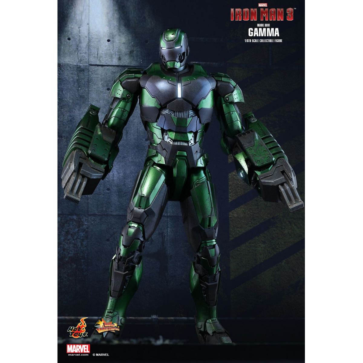 Boneco Iron Man Mark XXVI Gamma: Homem de Ferro 3 (Iron Man 3) Exclusive Escala 1/6 - Hot Toys