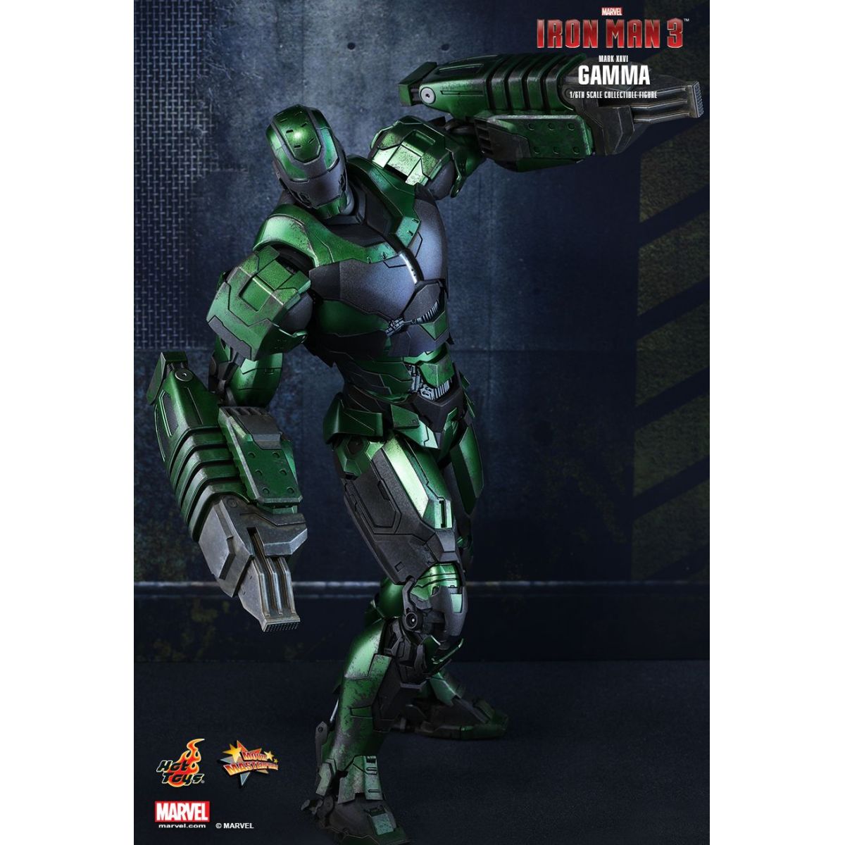 Boneco Iron Man Mark XXVI Gamma: Homem de Ferro 3 (Iron Man 3) Exclusive Escala 1/6 - Hot Toys