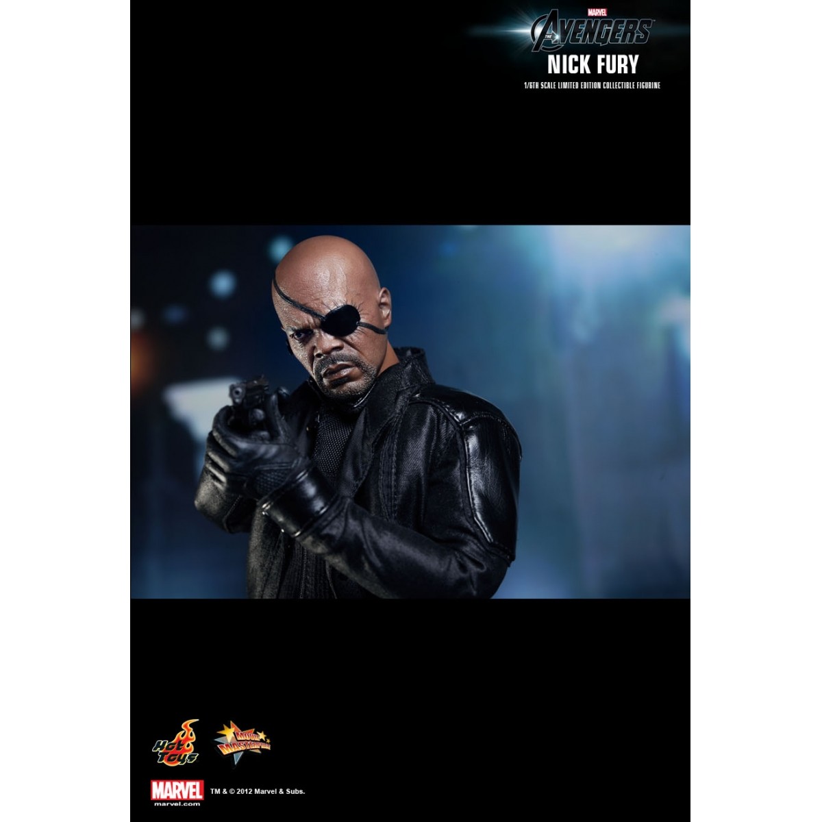 Action Figure Nick Fury: Os Vingadores (The Avengers) Escala 1/6 MMS169  - Hot Toys 