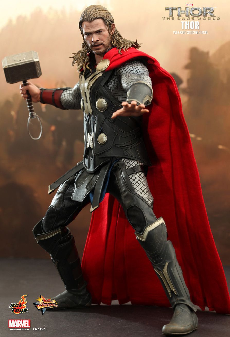 Boneco Thor: Thor O Mundo Sombrio (The Dark World) (MMS224) Escala 1/6 - Hot Toys