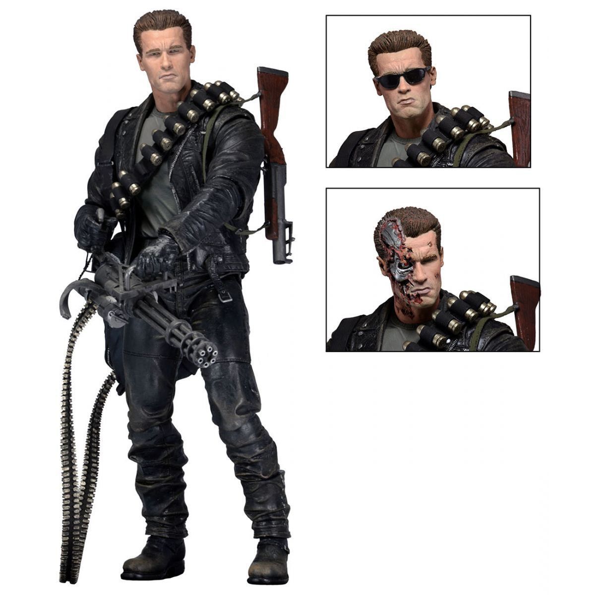 Action Figure Ultimate T-800: O Exterminador do Futuro 2: O Julgamento Final (Terminator 2) - MKP