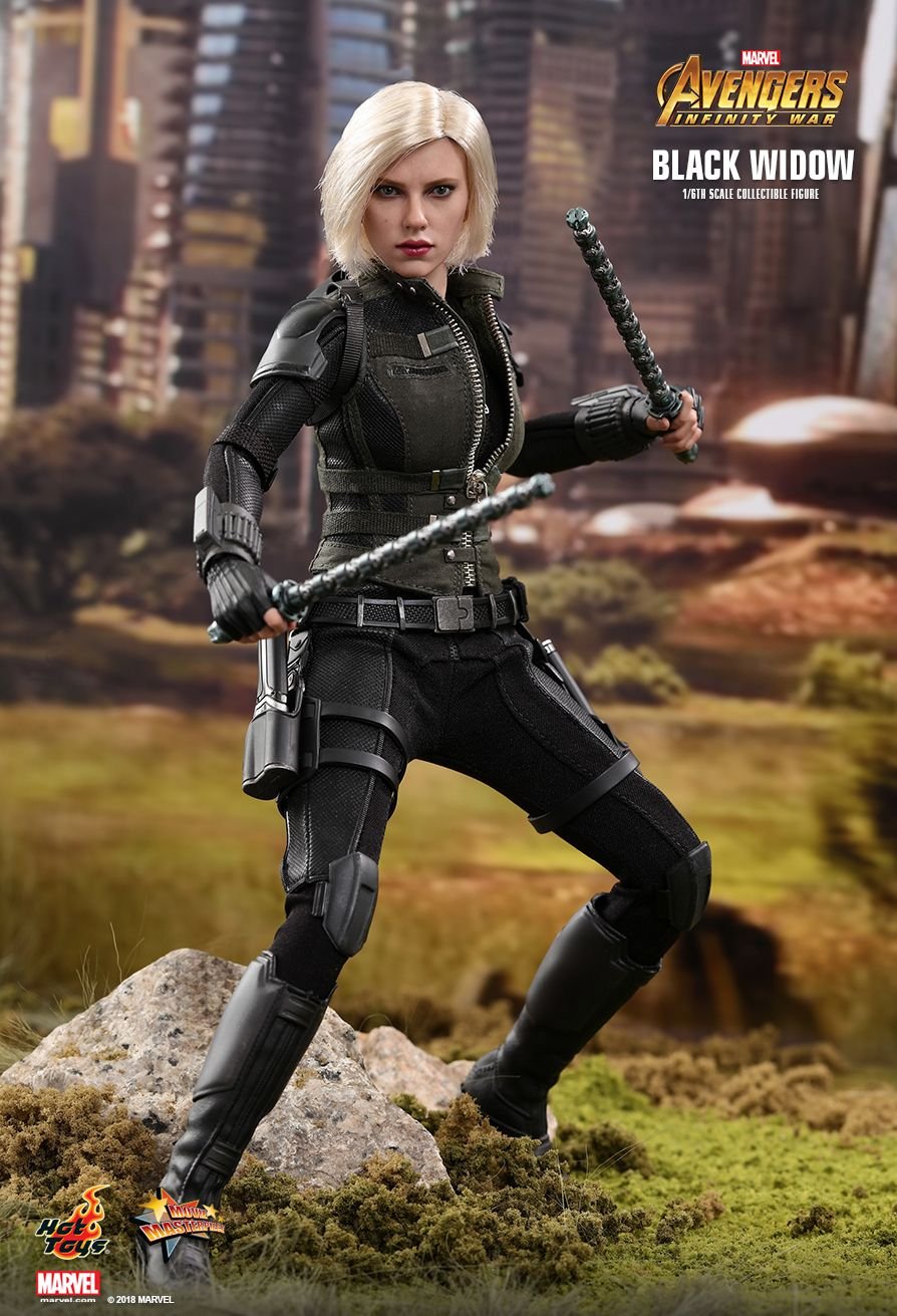 Action Figure Viúva Negra (Black Widow): Vingadores Guerra Infinita (Avengers Infinity War) (MMS460) Escala 1/6 - Hot Toys - MKP