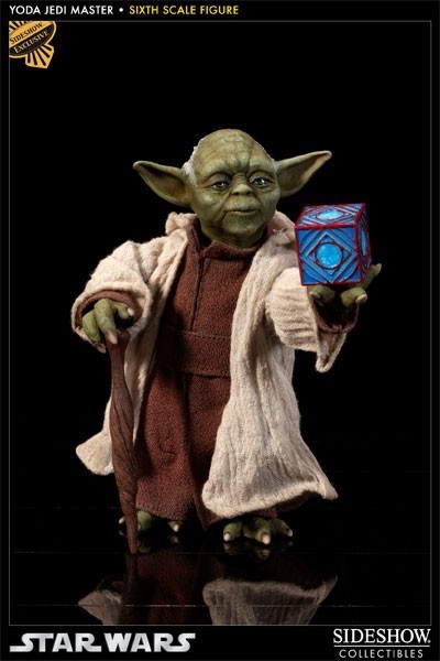 Boneco Yoda Mestre Jedi: Star Wars Escala 1/6 - Sideshow - CG