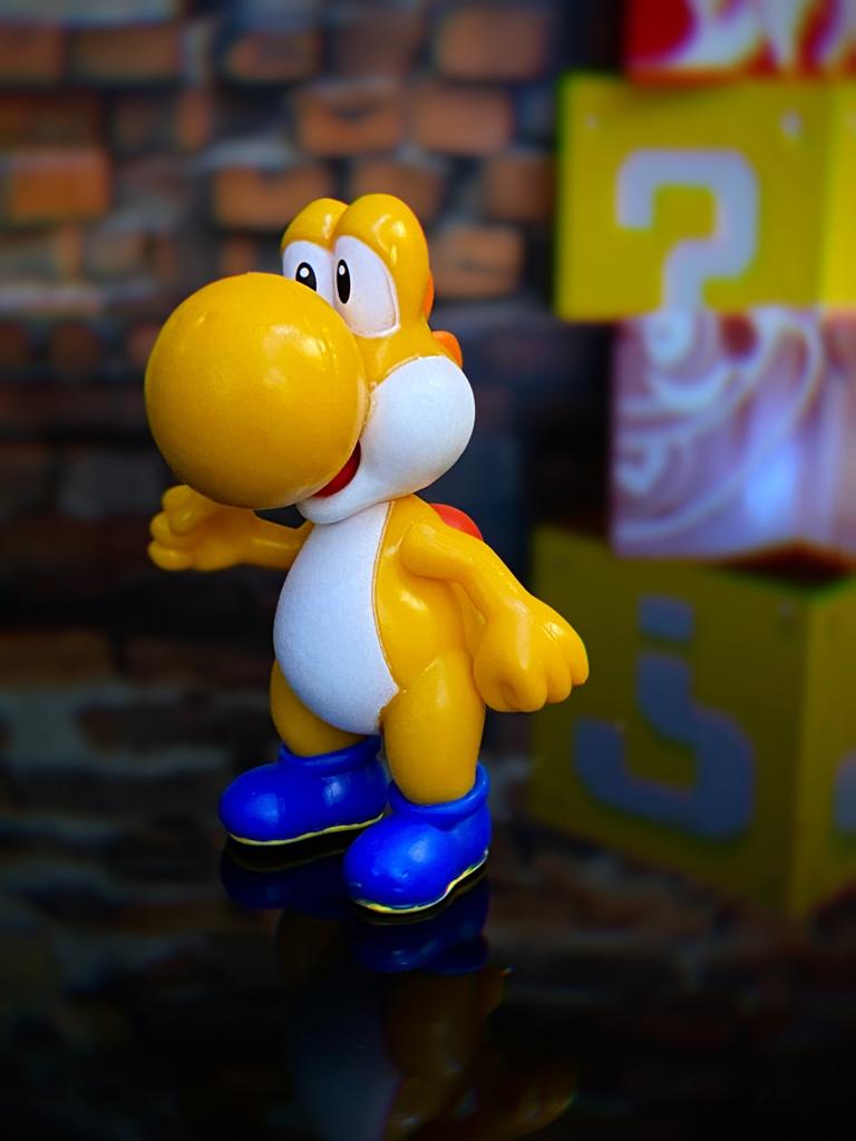 Brinquedo Boneco Action Figure Yoshi Laranja: New Super Mario - Jakks Pacific