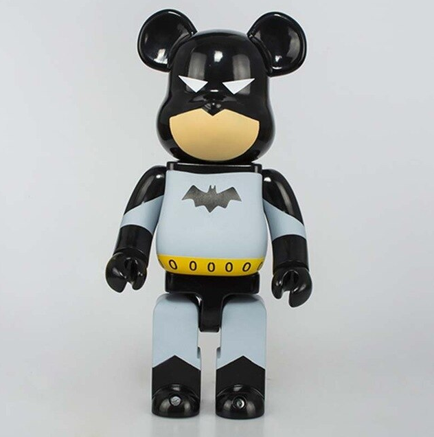 Brinquedo Boneco Colecionavél Action Figure Bearbrick Bear 400% Urso Batman