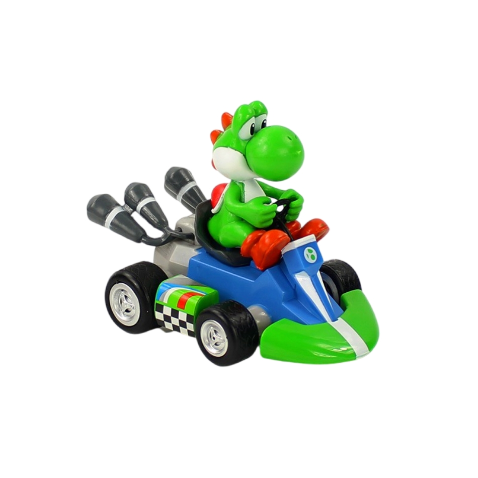 Brinquedo Carro Carrinho de Fricção Miniatura Colecionável Yoshi: Super Mario Kart - MKP