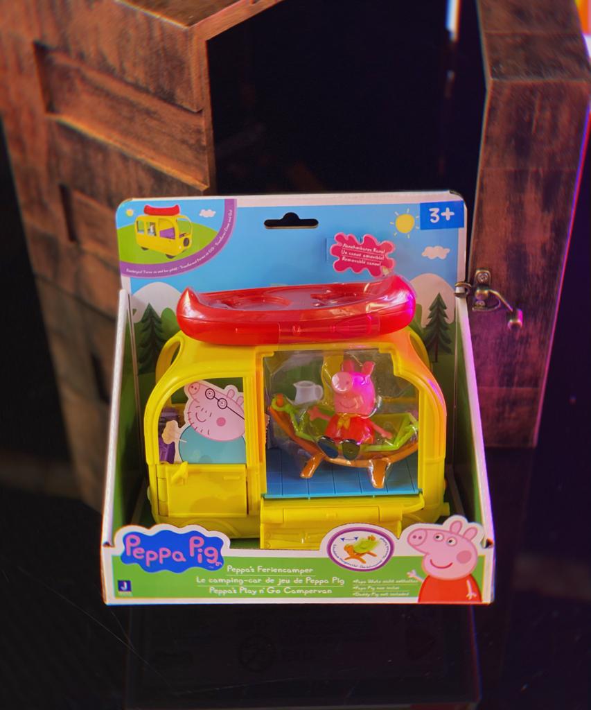 Brinquedo Carro Carrinho Van Para Acampamento Peppa Pig - Sunny