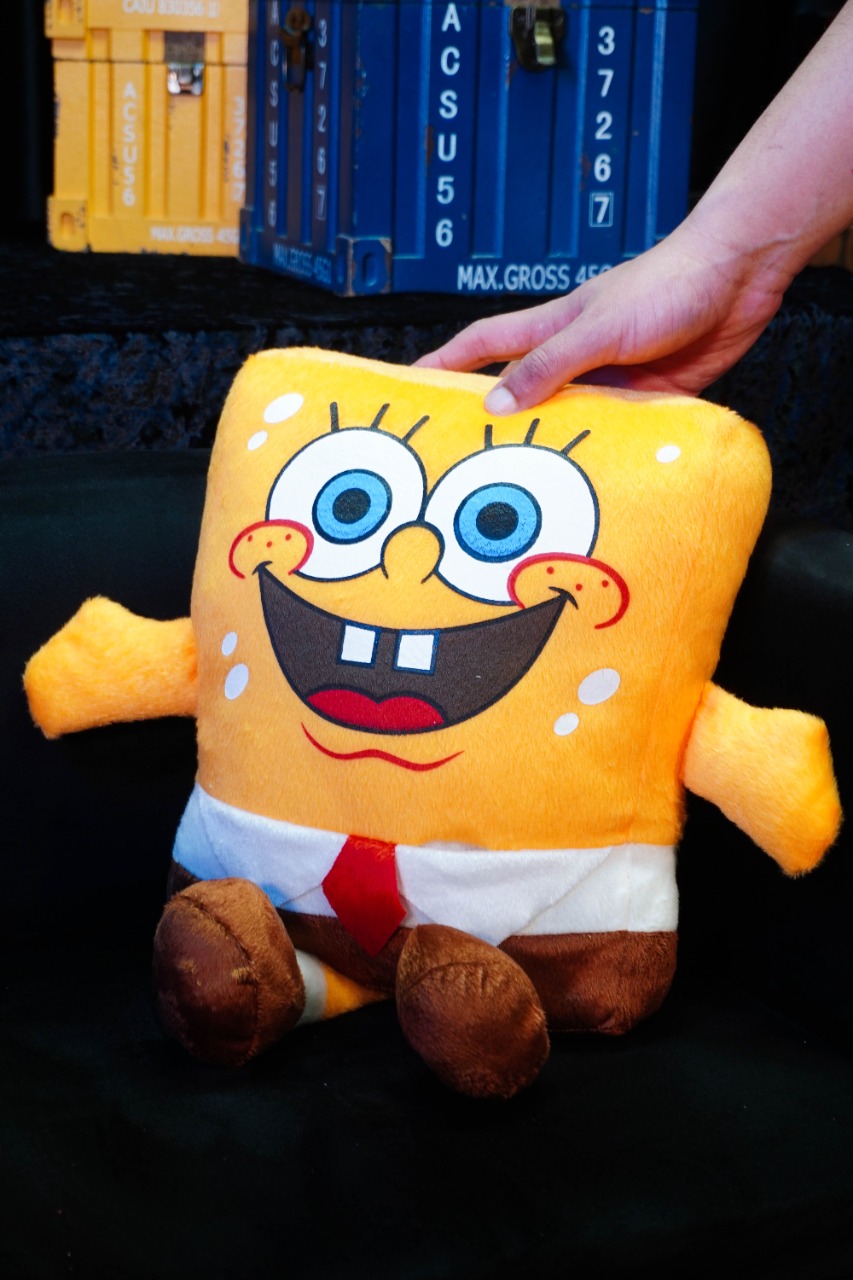 Brinquedo Pelúcia Bob Esponja: Sponge Bob Square Pants Nickelodeon 40cm