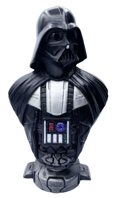 Estátua Busto Darth Vader: Star Wars