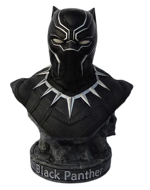 Busto Pantera Negra (Black Panther): Pantera Negra (Black Panther) - Marvel -WARS