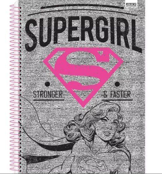 Caderno Supergirl: Stronger & Faster - São Domingos