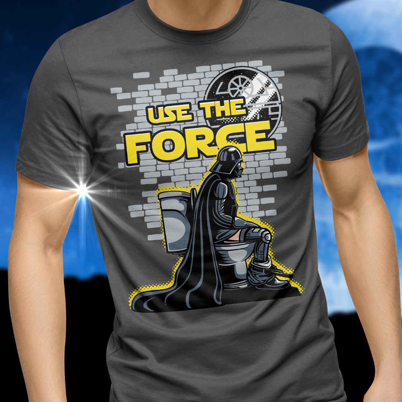 Camiseta Unissex Darth Vader "Use The Force": Star Wars  - CD