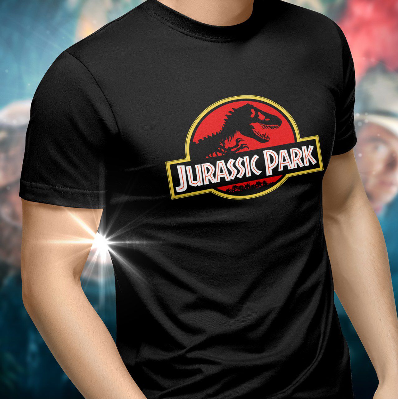 Camiseta Unissex Jurassic Park Camisa Geek - CD