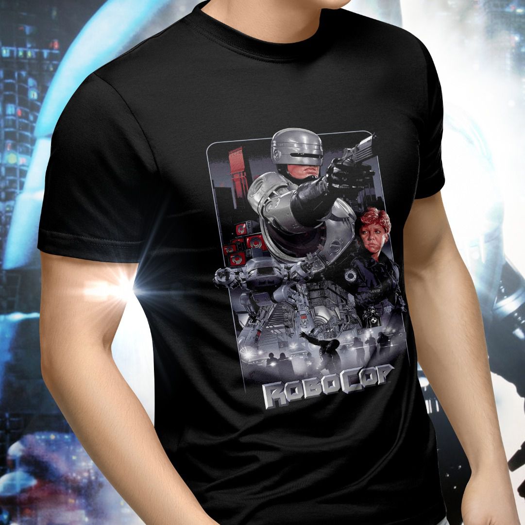 Camiseta Unissex Personagens: RoboCop