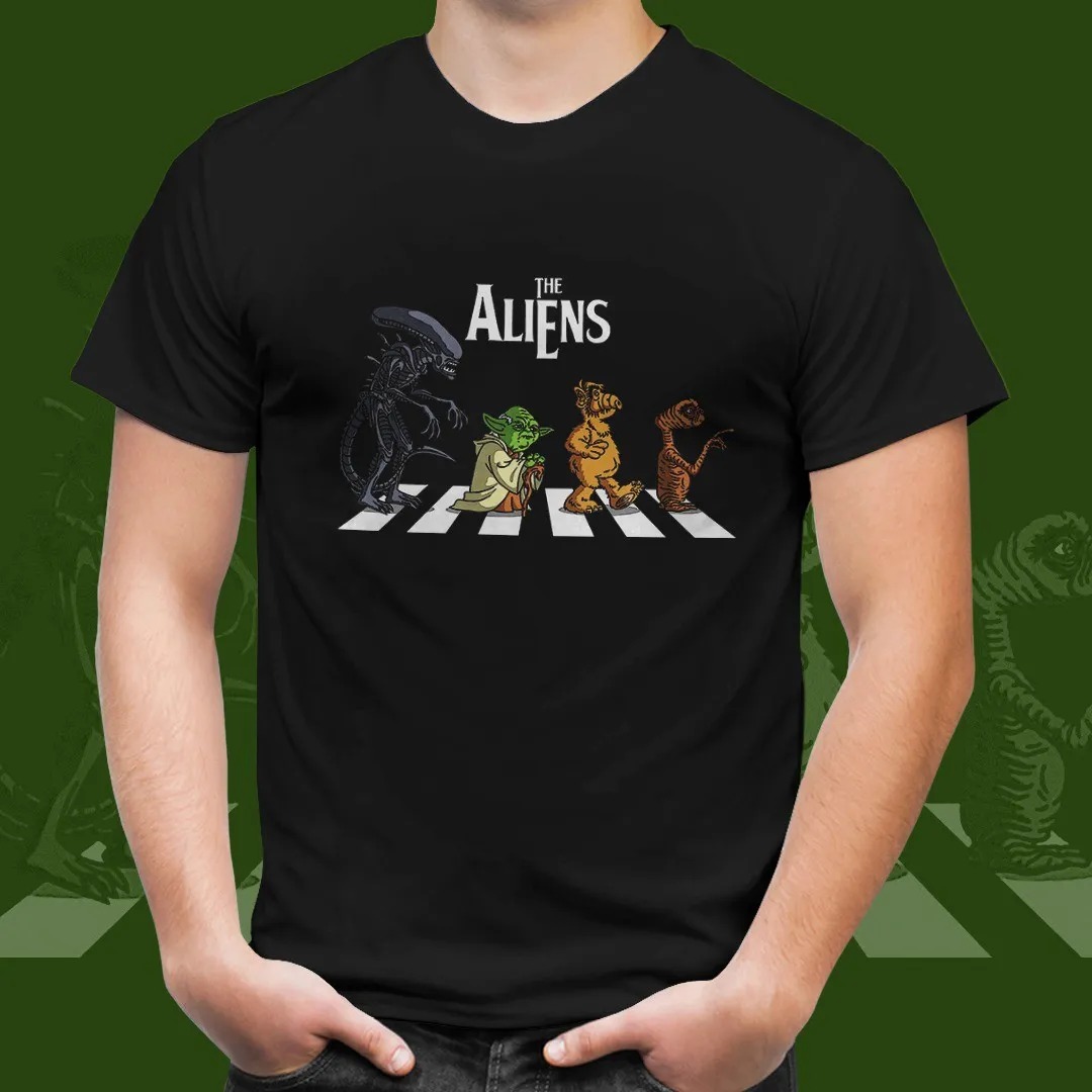 Camiseta Unissex The Aliens: Star Wars (Preto) Camisa Geek